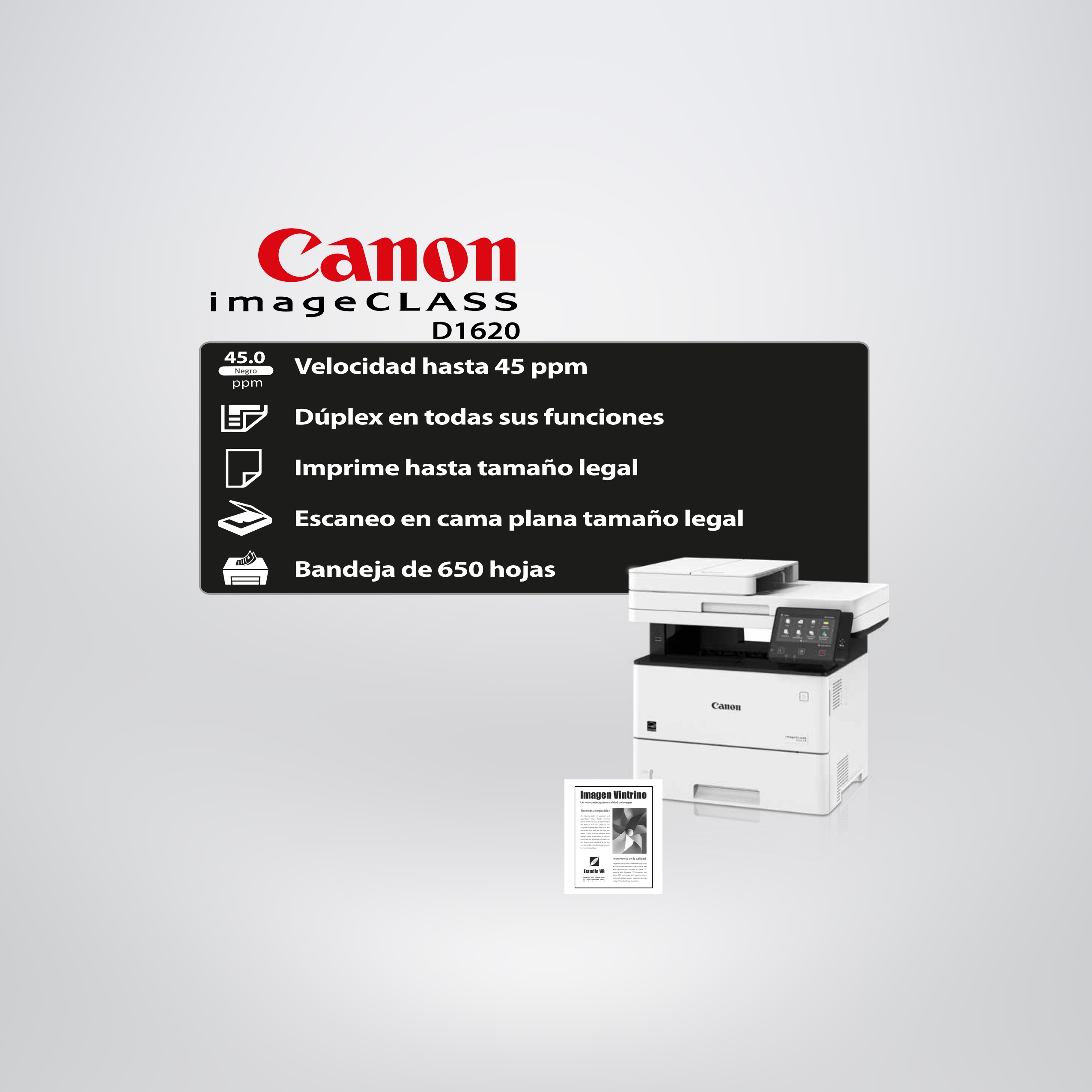 Multifuncional Canon Imageclass D1620 / 2223C024 - Imagen 3